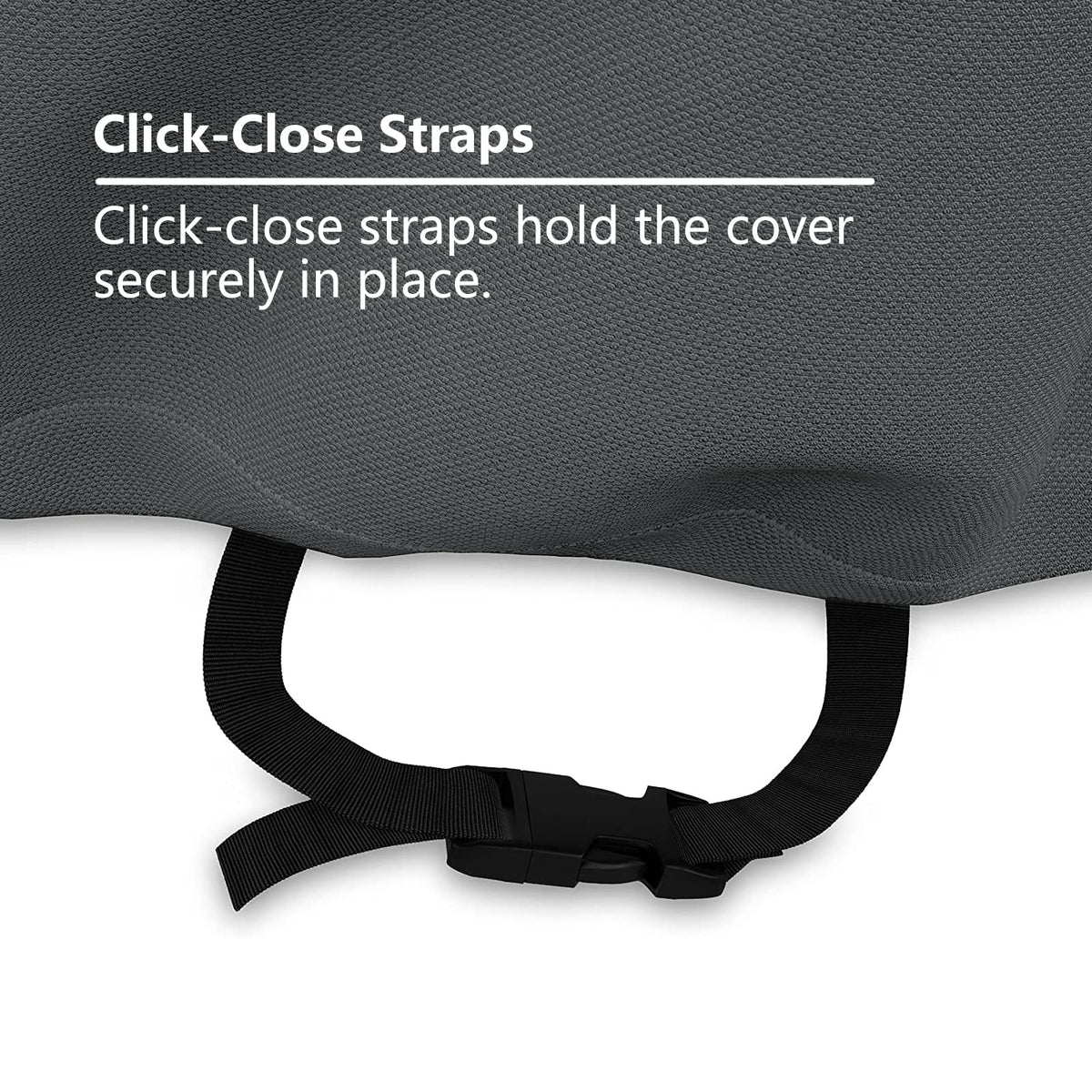 ANANMEI chair cover includes elastic drawstring for secure fit on chair legs.