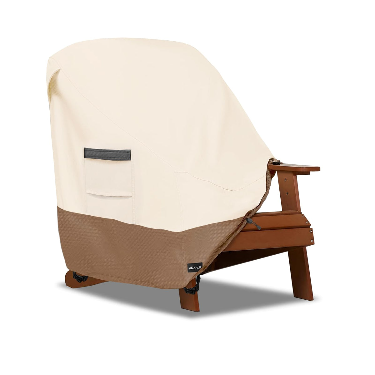 ANartcle Adirondack chair cover 30 x 34 x 36 inches protects bulky chairs