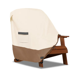ANartcle Adirondack chair cover 30 x 34 x 36 inches protects bulky chairs