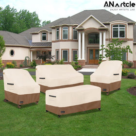 ANartcle air vents reduce condensation and wind lofting for kept cushions