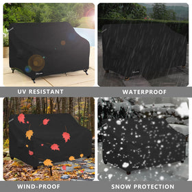 ANartcle off-season protection for outdoor sofa cushions.