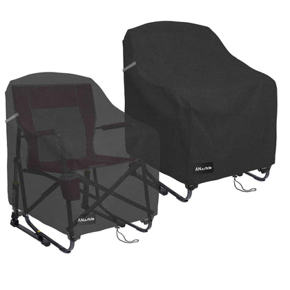 ANartcle rocking chair cover on a GCI 37072 chair protects from rain