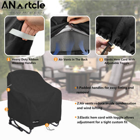 ANartcle off-season protection helps keep your chair looking new