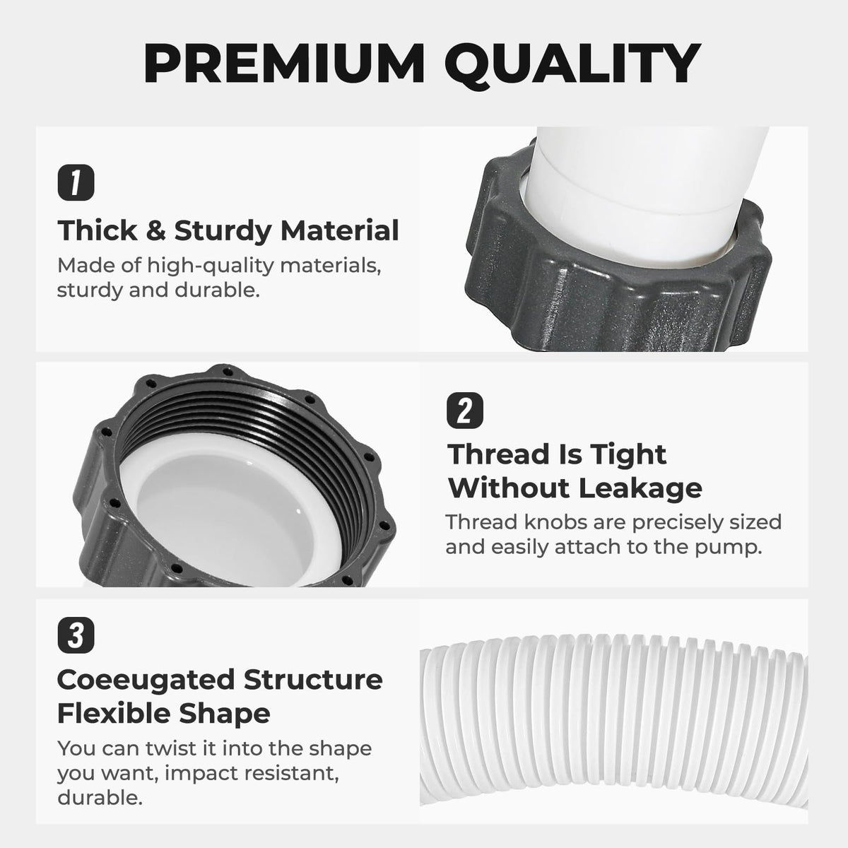 ANATIA 11535 hose connected to Intex 26371CA for secure compatibility