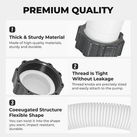 ANATIA 11535 hose connected to Intex 26371CA for secure compatibility