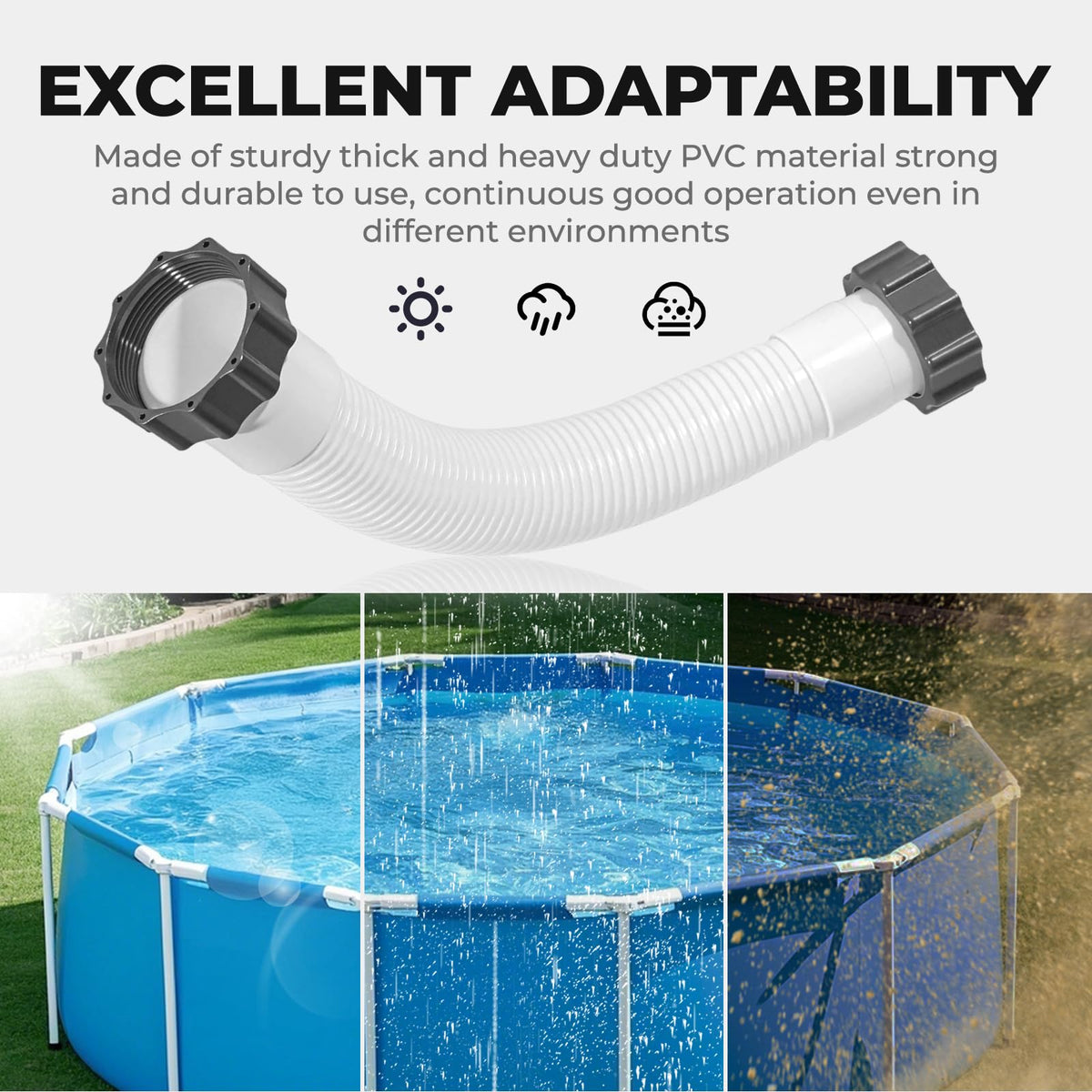 ANATIA 11535 hose in a saltwater system setup for durable performance