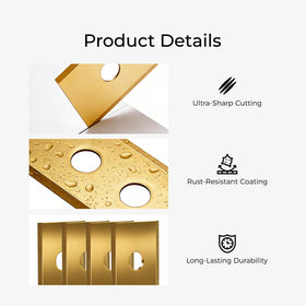 ANATIA rust-resistant blades withstand weather for reliable mowing