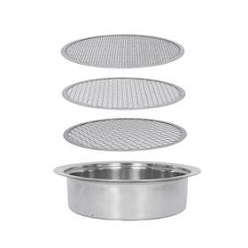 Anbadum soil sifter frame 9.5-inch rim for quick soil screening.