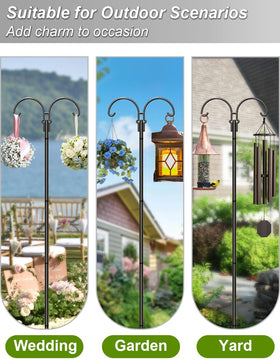 AnBaiMei wedding decor on outdoor shepherds hook