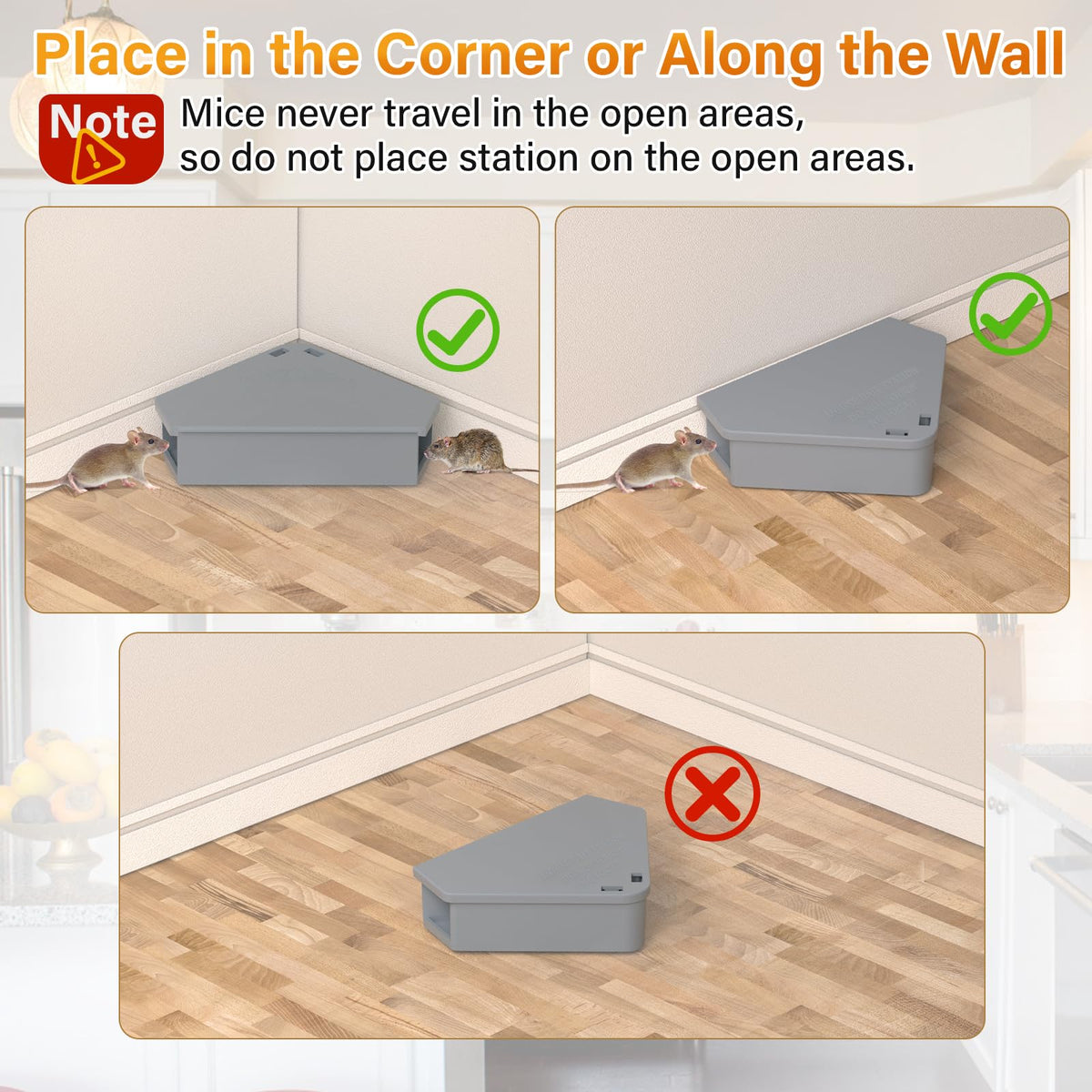 Anblak mouse station compact footprint blends with decor.