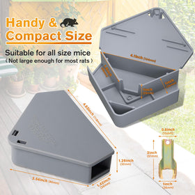Anblak mouse station locking mechanism for safe access by family.