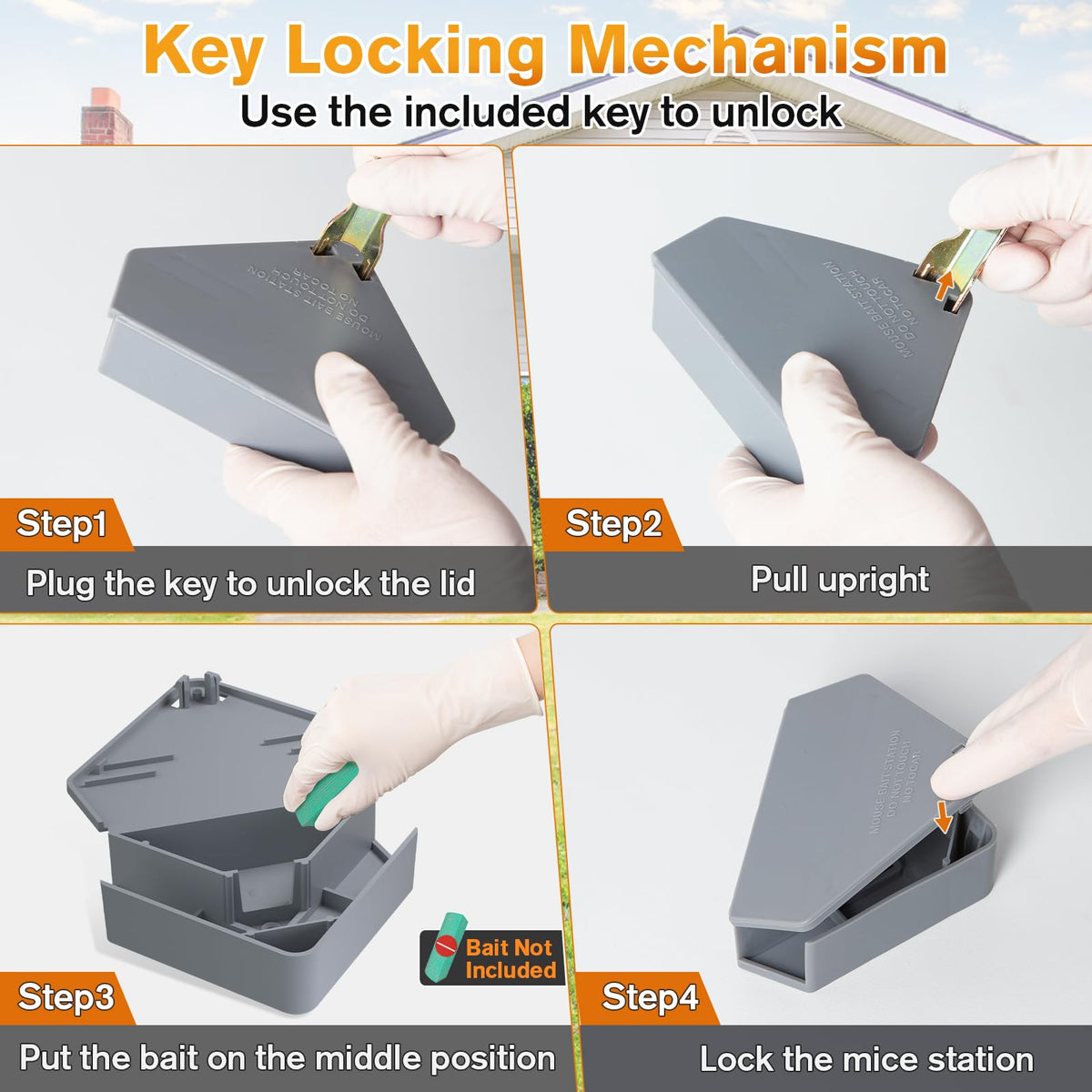 Anblak mouse station triangular design fits tight spaces.