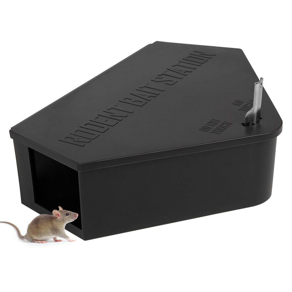 Anblak rat station front view with keys enables safe, controlled access.