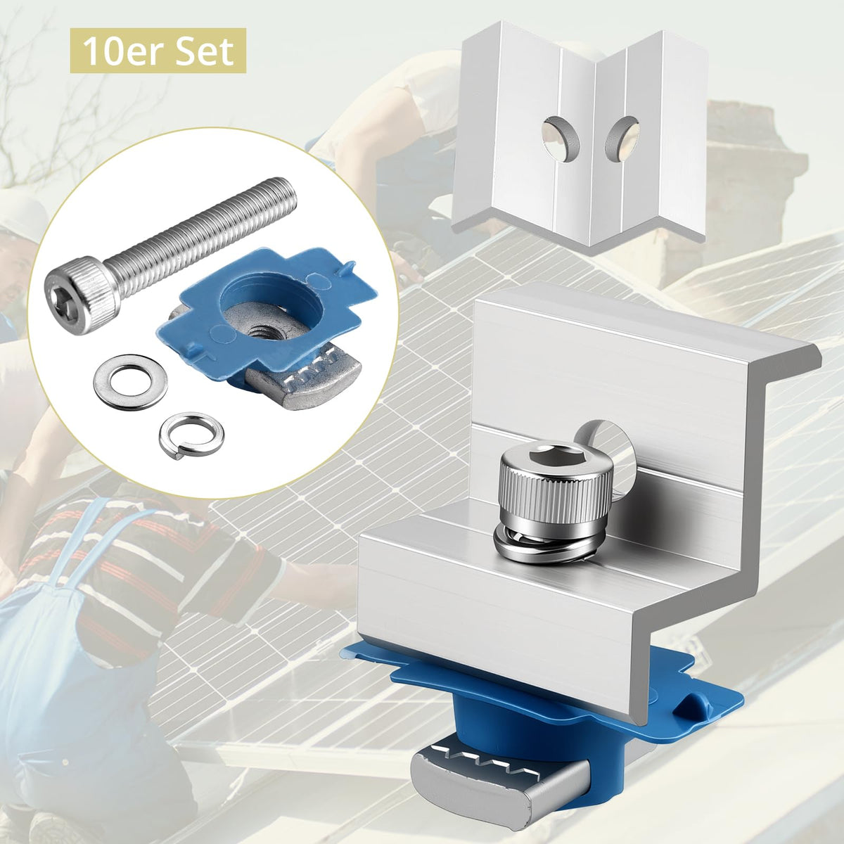 Anbte aluminum alloy construction offers light yet strong support.