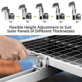 Anbte aluminum mounting brackets kit showcases lightweight strength