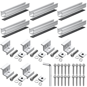 Anbte complete accessory set includes wrench and hardware.