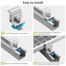 Anbte 10-piece kit covers daily use and replacements for solar mounting.