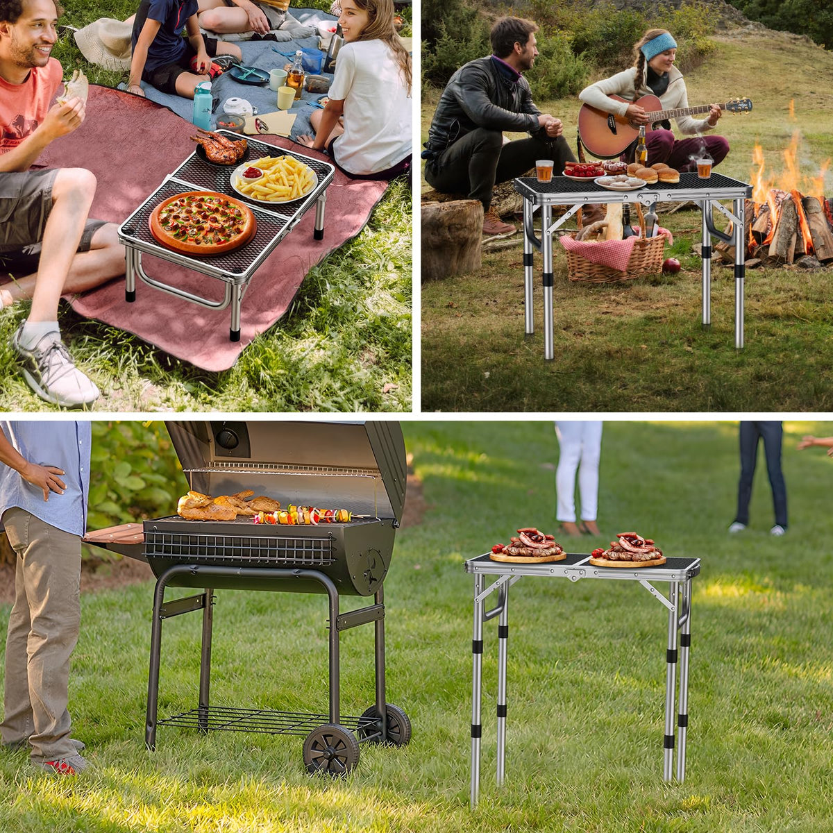 Anbte easy-clean tabletop allows quick maintenance after meals