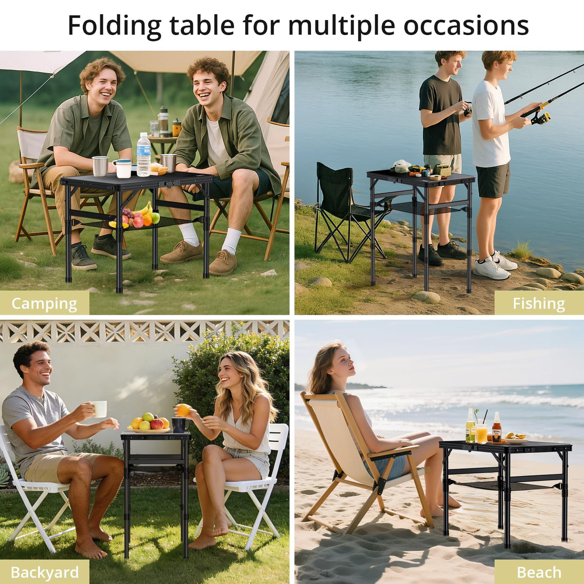 Anbte multifunctional table suitable for picnics, games, dining, or work.