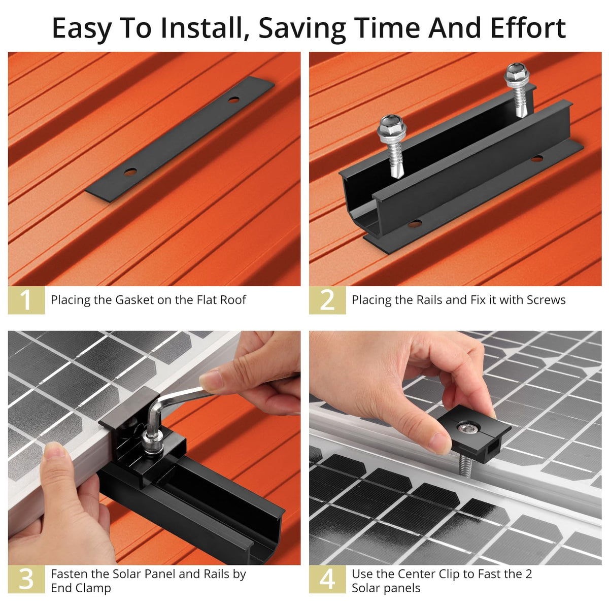 Anbte EPDM rubber pad provides waterproof cushioning for roof protection.