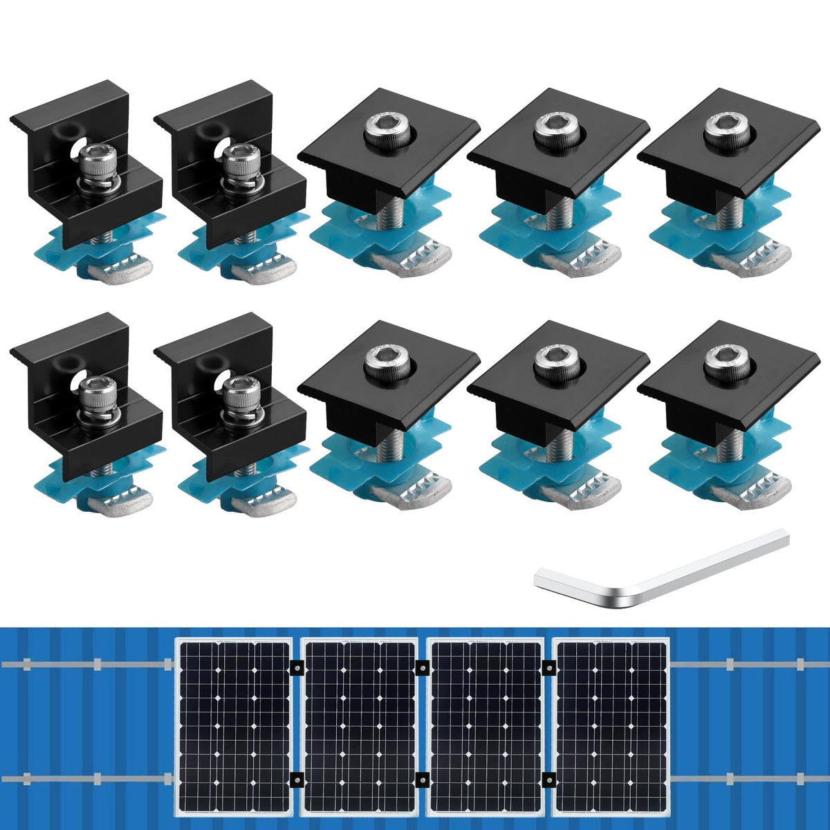 Anbte unistrut mounting brackets for 30mm/35mm rails provide sturdy support