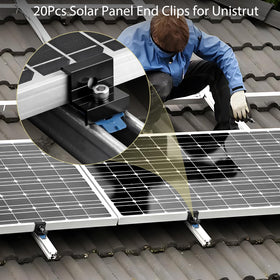 Anbte Unistrut-compatible mounting for versatile roof projects.