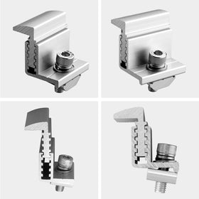 Anbte tile roof mounting setup for varied surfaces