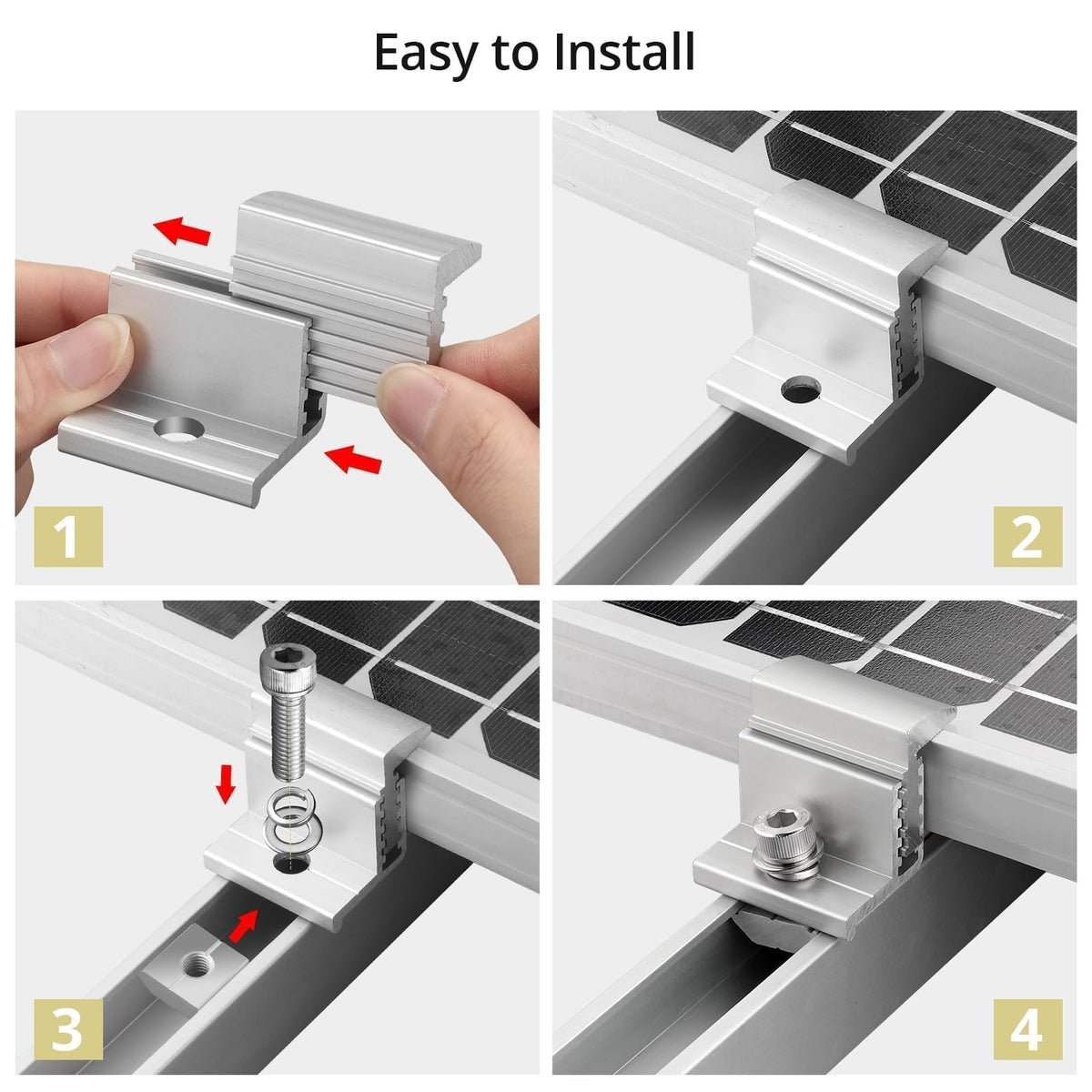 Anbte wrench included for quick on-site assembly