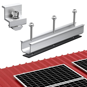Anbte Z-brackets simplify easy installation on roofs.