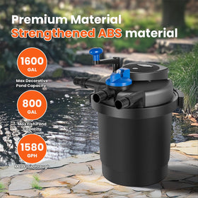 Includes nine adapters for flexible piping installation