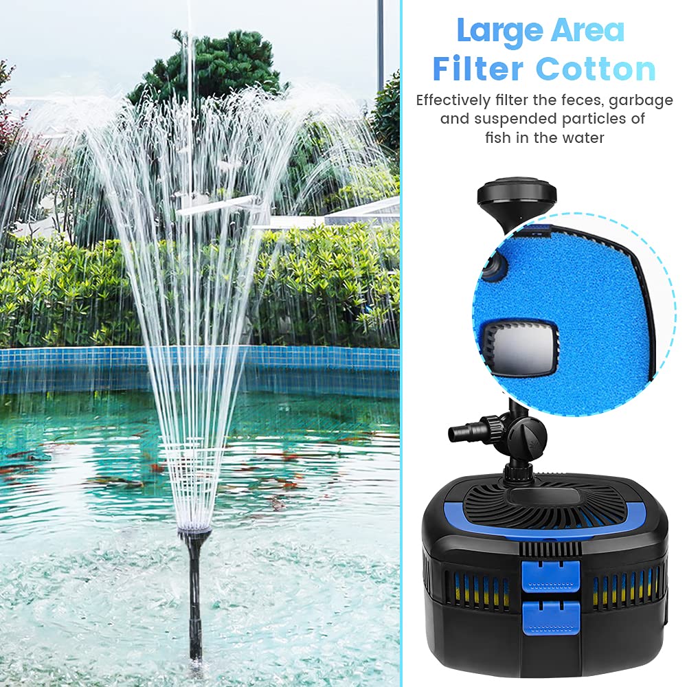 ANBULL adjustable fountain tube height for customized spray
