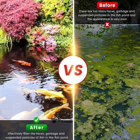 ANBULL pond installation with pump in outdoor setting