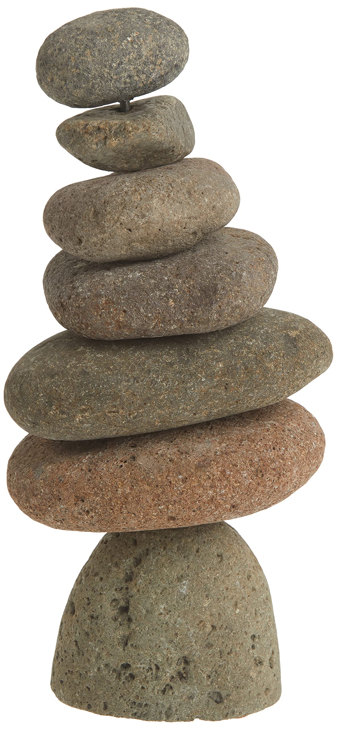 Ancient Graffiti handcrafted cairn garden display adds natural elegance outdoors.