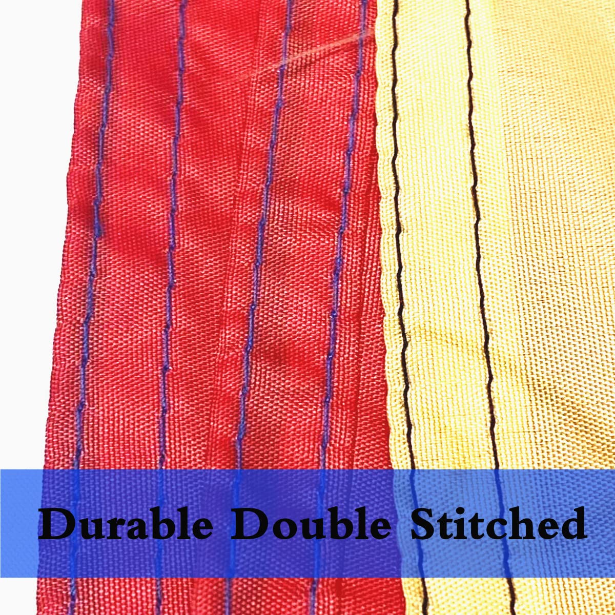 ANCONINE 3x5ft flag edge detail highlights double-stitched seams.