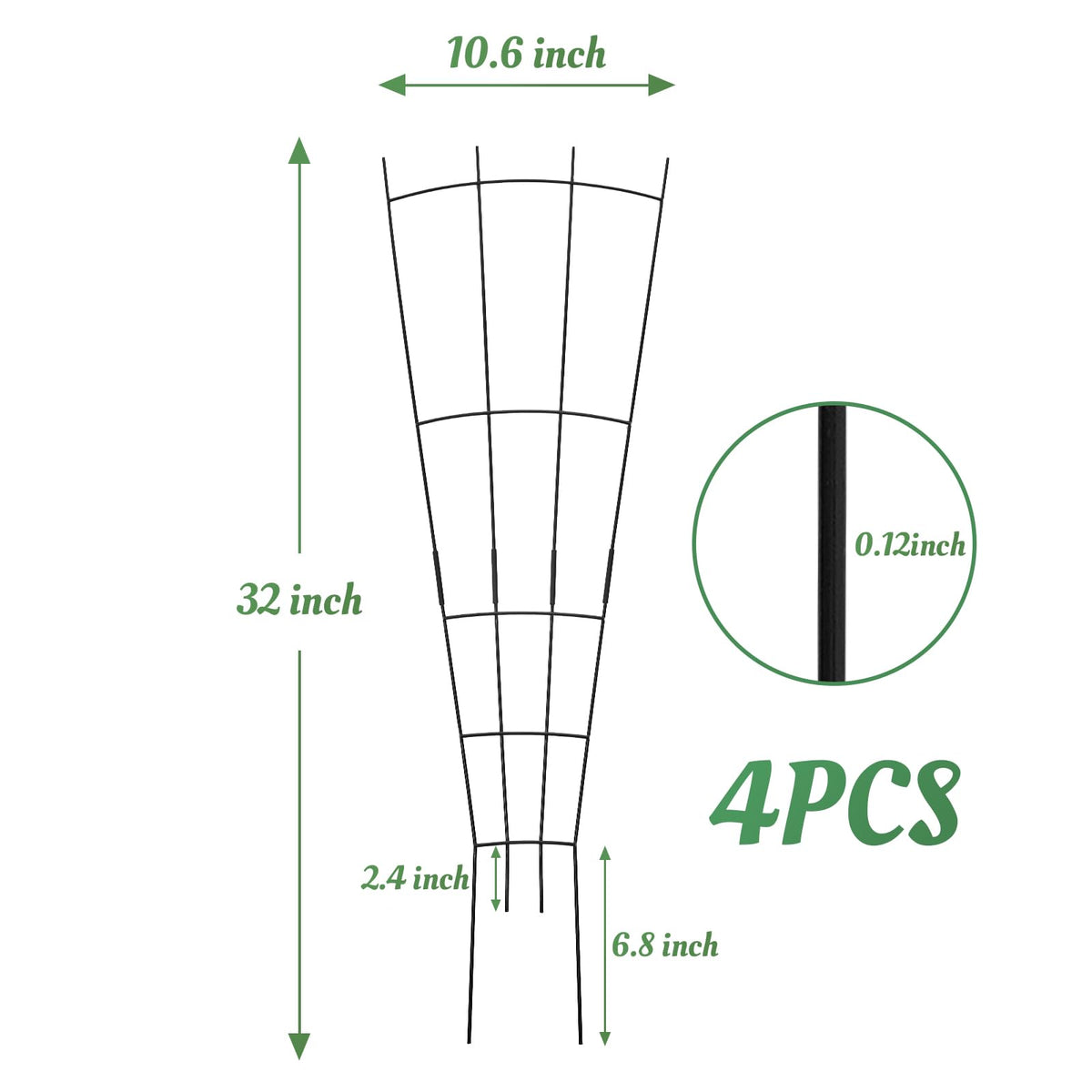 ANCOUUIN stainless steel trellis emphasizes durability for year-round gardening