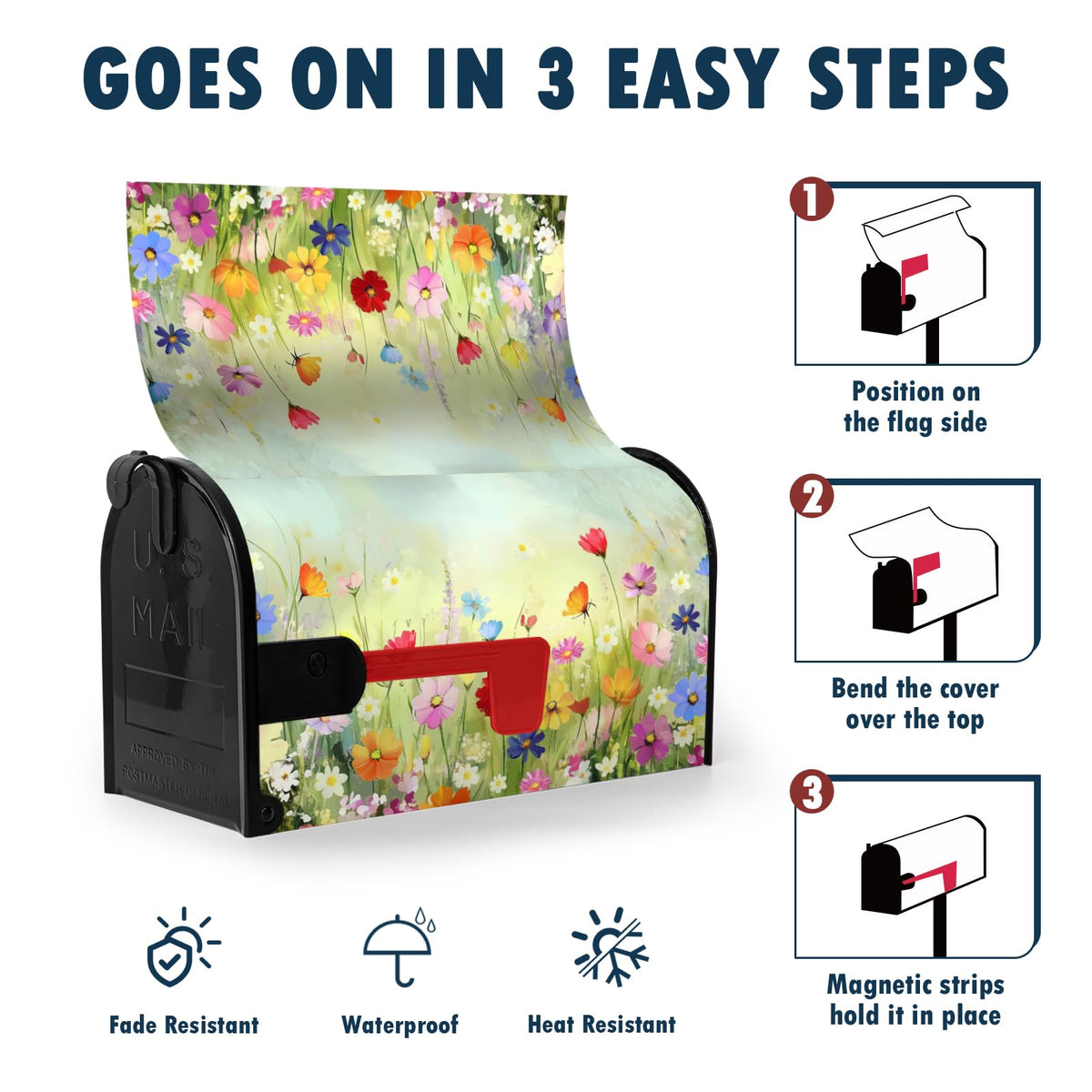 Magnetic ends allow tool-free installation and removal