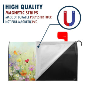 Weather-resistant polyester protects the mailbox from sun and rain