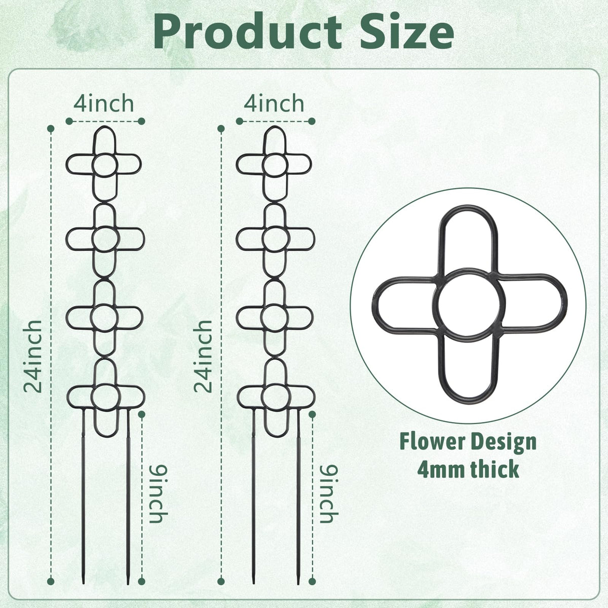 ANCOUUIN two-pack trellis set provides sturdy support for climbing ivy