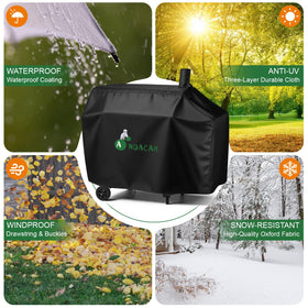 Andacar cover fits 54x29x45 inches on a grill