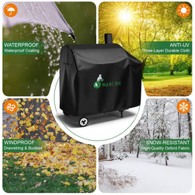 Andacar CC1830 cover, easy to clean with hose, air dries quickly.