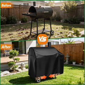 Andacar CC1830 cover, poolside or yard use, guards against moisture and debris.
