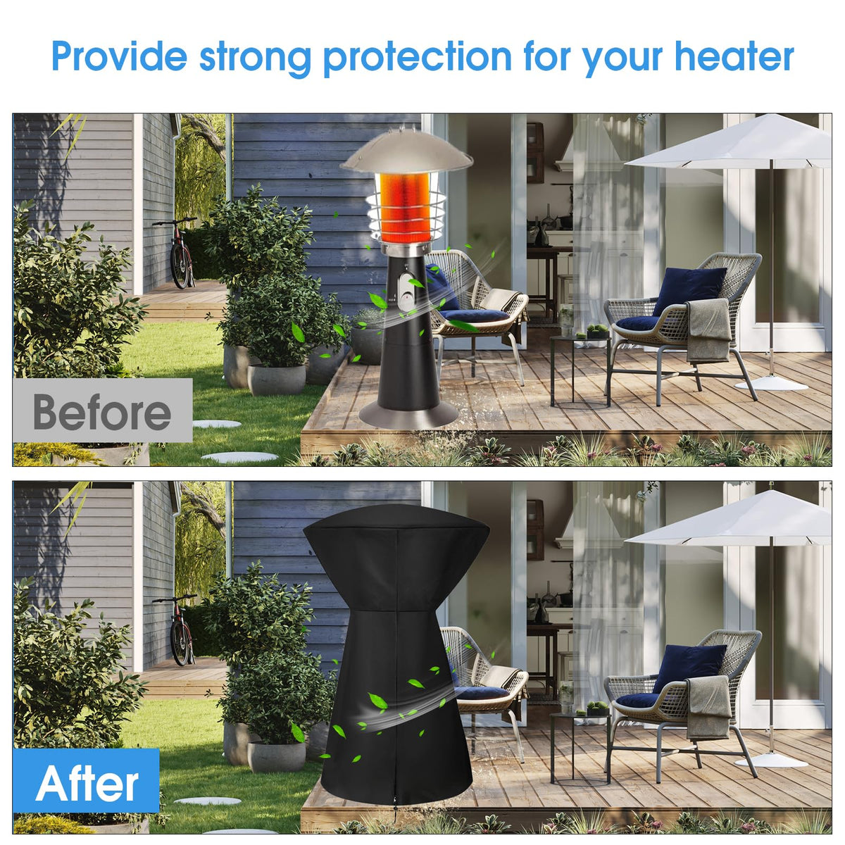 Andacar COH-500 vents promote airflow and moisture release.
