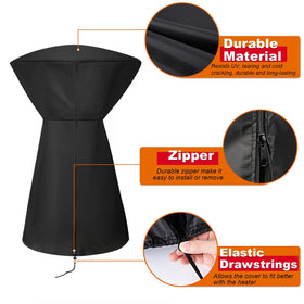 Andacar COH-500 zipper and drawstring ensure snug, easy fit.