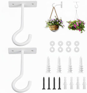 AnDock 2Pack 4-Inch ceiling hook suspends lanterns and planters indoors.