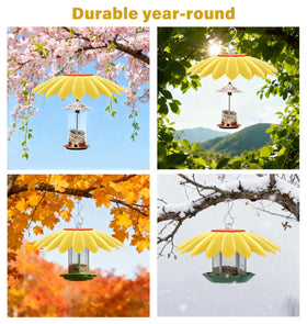 Andergi 10-5-inch guard fits hummingbird feeders for added protection.