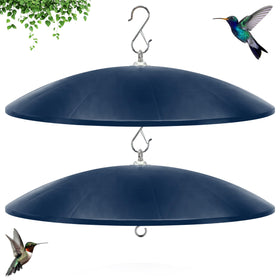 andergi 19-inch squirrel baffle outdoors protects feeders from intruders