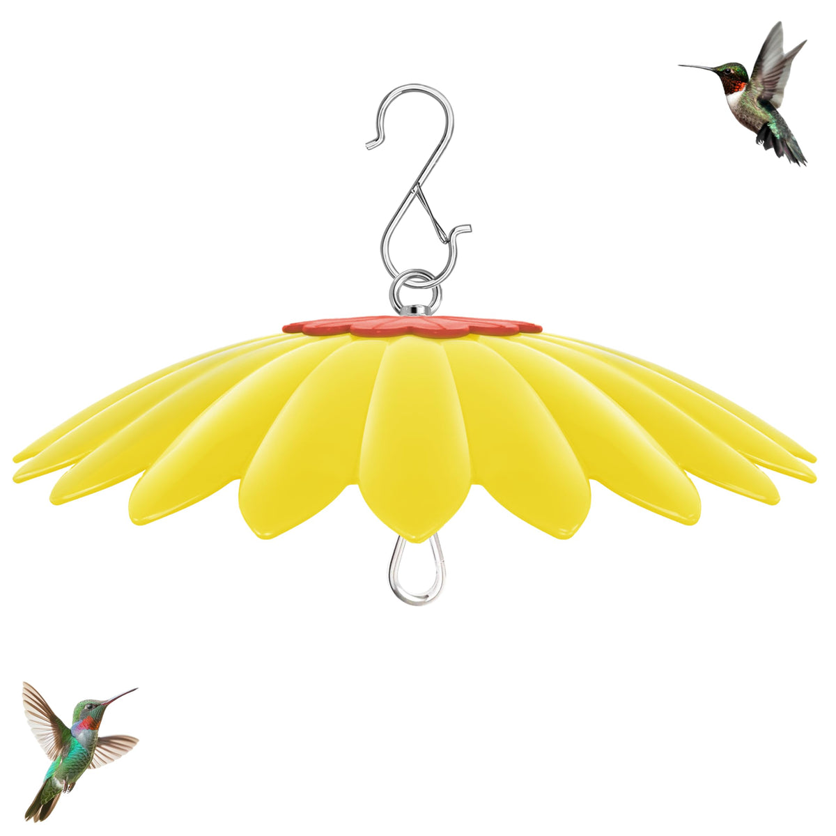 Andergi Flower Rain Guard front view shields nectar from sun and wind.