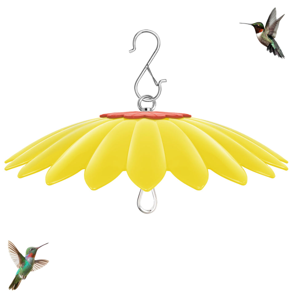 Andergi Flower Rain Guard front view shields nectar from sun and wind.