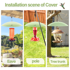 andergi hanging baffle kit installs easily on poles.