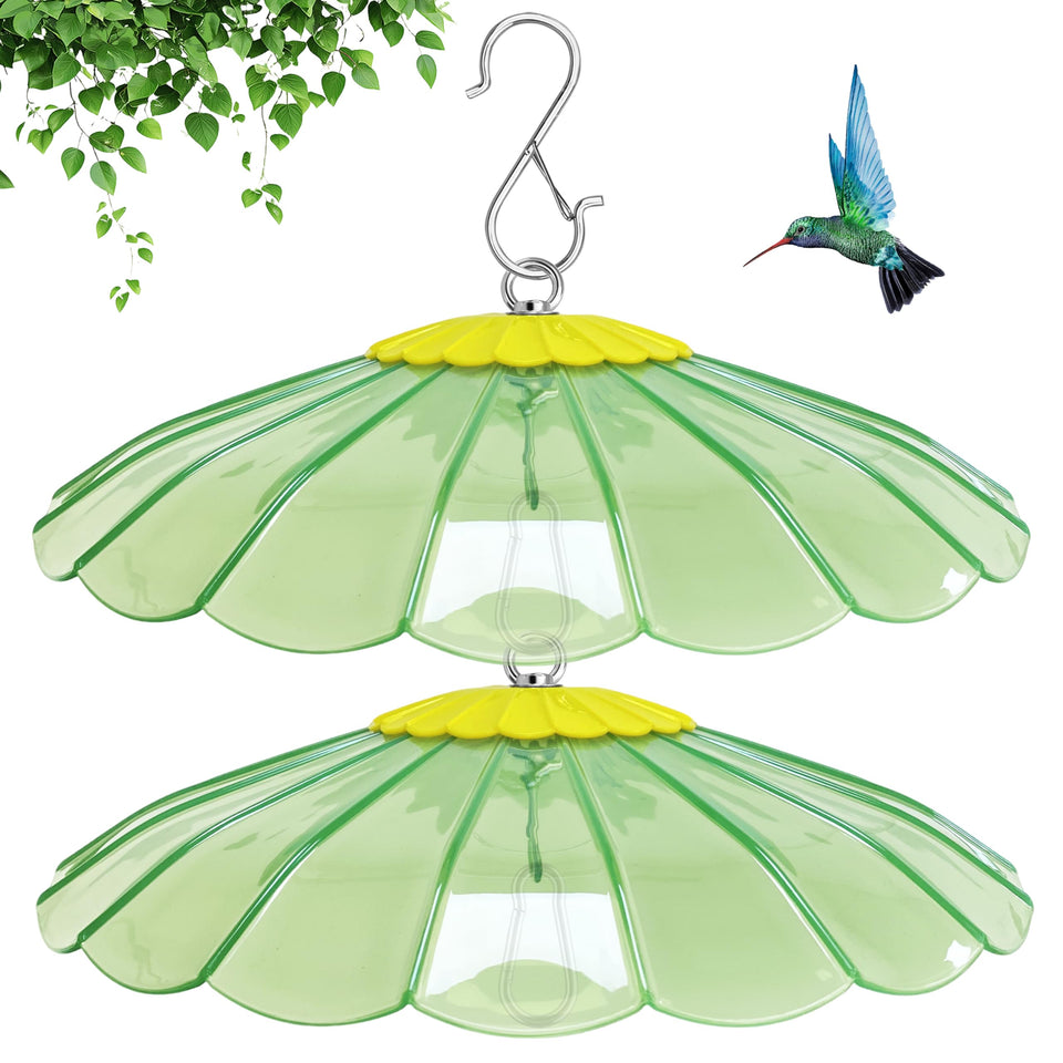Andergi hummingbird feeder shade dome cover protects nectar from sun and rain